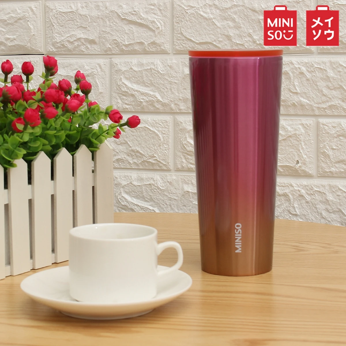 MINISO 750 мл полированная чашка для напитков из нержавеющей стали с матовым покрытием, серия стаканчиков для льда, вина, напитков для дома, кухни, бара