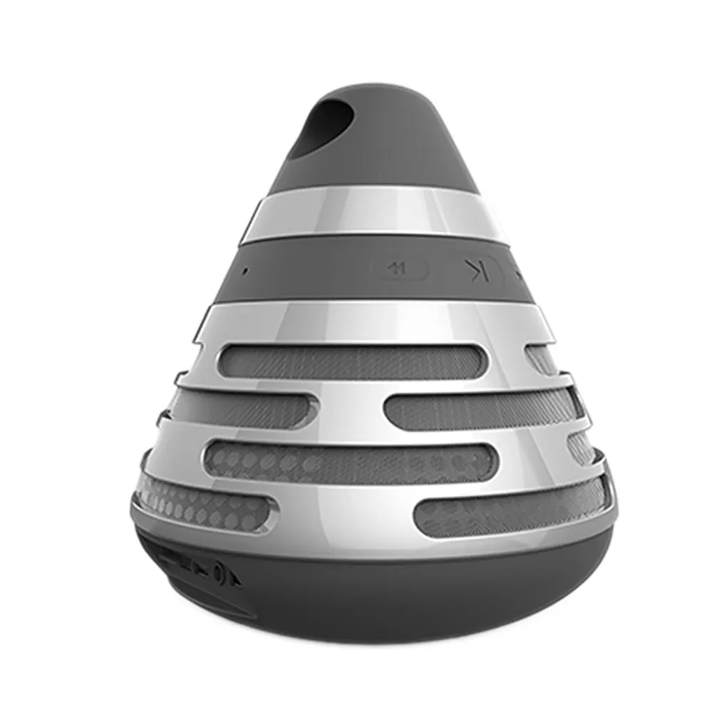 Silver Портативный Перезаряжаемый Bluetooth 5,0 Soundbox Открытый Кемпинг Туризм беспроводной динамик Встроенный микрофон - Цвет: Silver