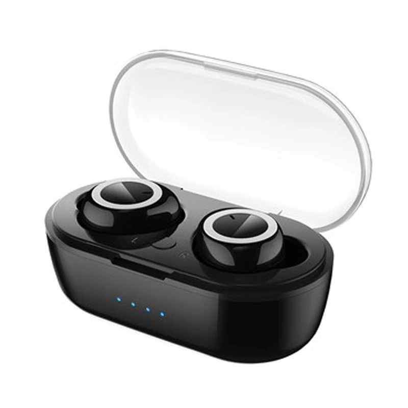 TWS беспроводные Bluetooth наушники водонепроницаемые спортивные наушники 5,0 с зарядным устройством сенсорные наушники со встроенным микрофоном наушники - Цвет: white