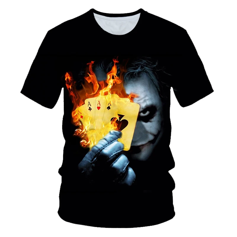 

Horror Movie It Penny Wise Clown Joker 3D Print Tshirt Men/Women Hip Hop Streetwear Tee T shirt 90s Boys Cool Clothes Man Tops