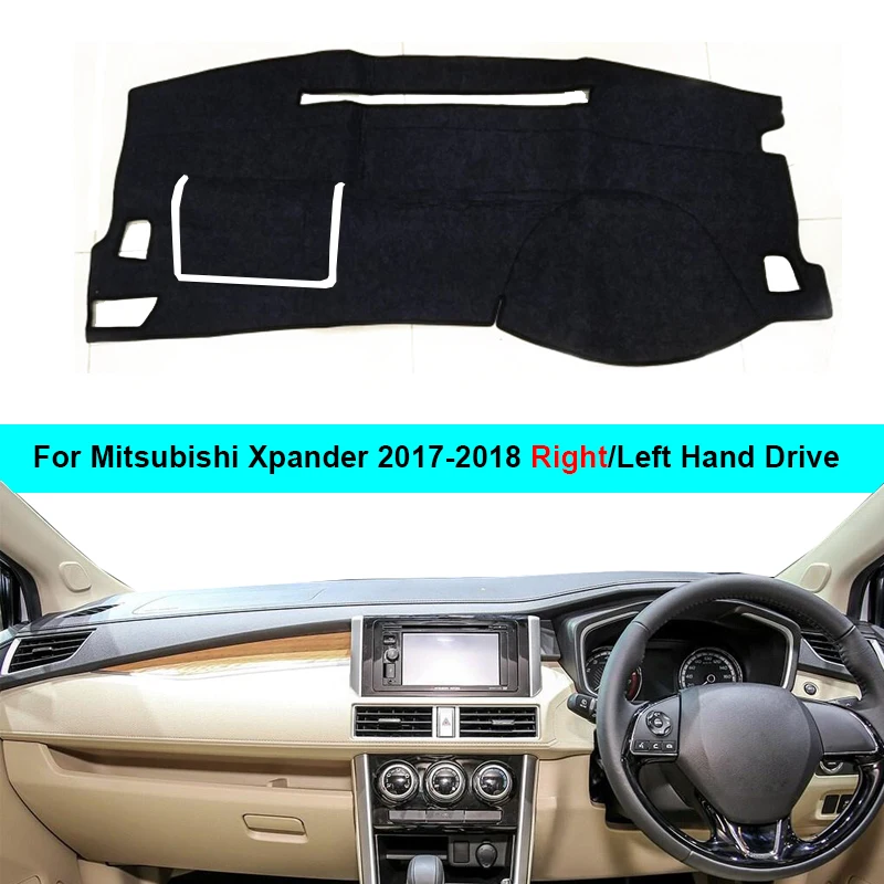 Слой приборной панели автомобиля покрытие ковровая накидка для Mitsubishi Xpander LHD RHD ковер тент коврик Dashmat Sun Shad