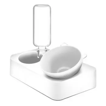 

Pet bowl Feeder Bowl Dog bowl Cat Food Water bowl Fountain Double Bowl Drinking Raised Stand Dish Bowls Pet Supplies