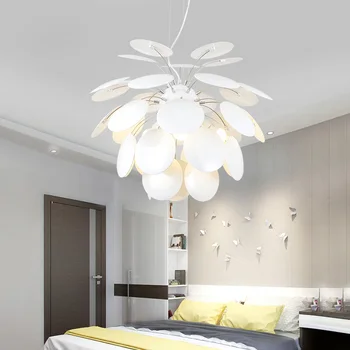 

Simple modern disc pine cone chandelier creative personality art bar lamp dining room lamp living room lamp bedroom lamp