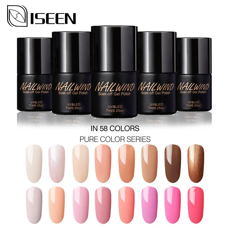 

Multi-Color Gel Nail Polish Manicure Semi-Permanent Not Easy To Fall Off Top Coating UV LED Gel Varnish Soak Nail Polish