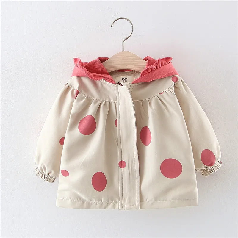 

0-1-Year-Old 4 Baby Girls Coat 3 Western Style 2 Childrenswear Girls Semi-Autumn Clothing Infant Children 2019 New Style 6 Month