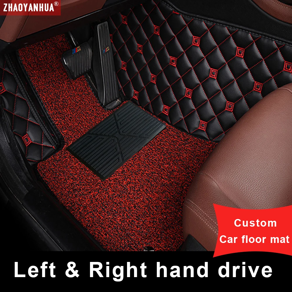 

Car Floor Mat For Toyota RAV4 Camry 40 50 Corolla e150 Prius 30 Crown Reiz Yaris L Vios Tundra Car Accessorie Floor Mat carpets