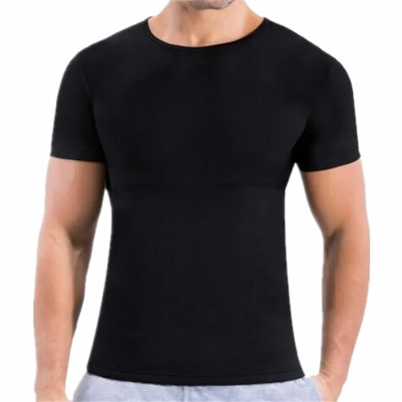 

2019 Sport Top Slimming Waist Trainer Neoprene Sauna Shirt Weight Loss Body Shaper Yoga Shirt male sweat sauna fitness Shapewear