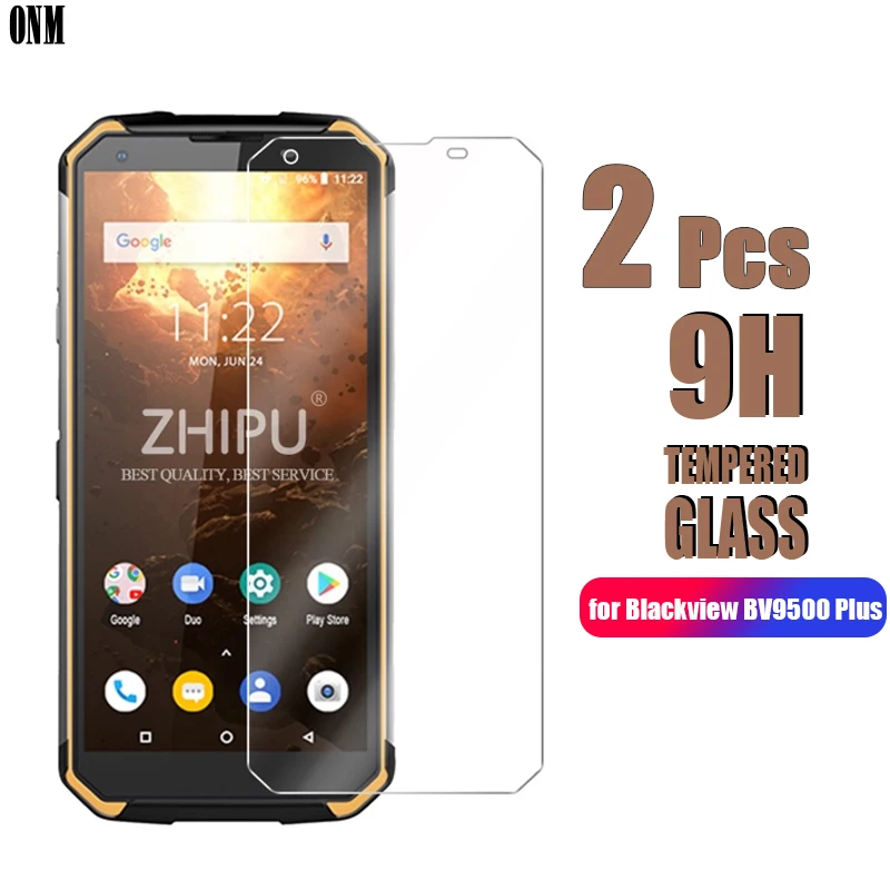 For BV9500 Plus 2 шт. закаленное Стекло для Blackview A80 A60 BV5500 BV9800 BV9700 Pro/BV9500 Плюс/A60 BV5500 BV9800 BV6100 BV9700 Экран протектор - Цвет: For BV9500 Plus