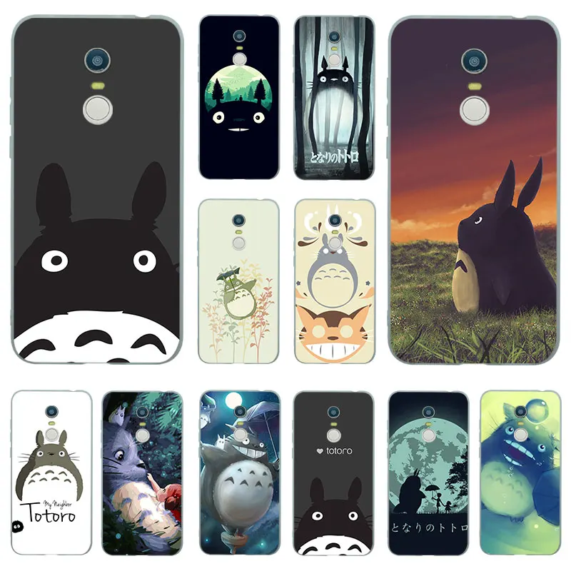 Silicone Cases For Xiaomi Redmi Note 8 Pro 7 6 5 5A 4 4X Totoro cute funny Matte Cover 7A K20 TPU Case |