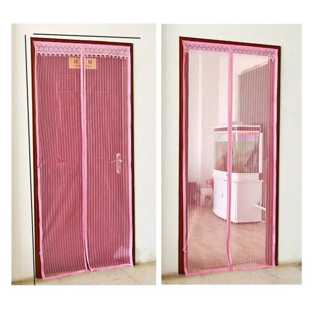OUTAD, мягкий экран для двери, магнитная полоса, москитная сетка от насекомых, экран для двери, летняя декоративная пряжа, сетка для защиты окна, занавеска для экрана