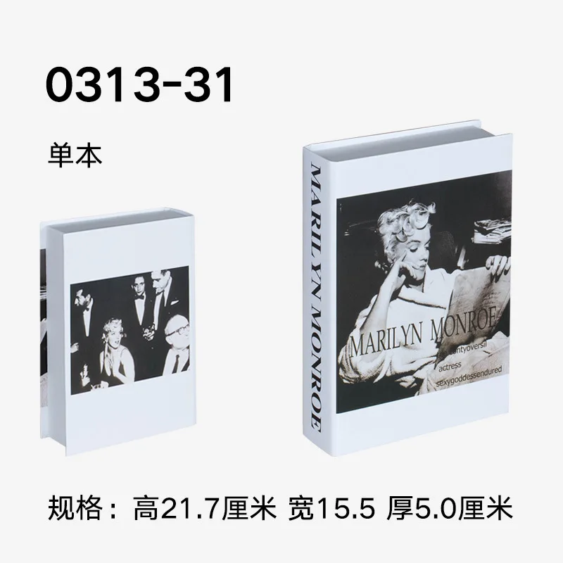 Desk Decoration Fake Books Home Decoration Accessories Modern English Model Rooms Soft Props Book Luxury Home