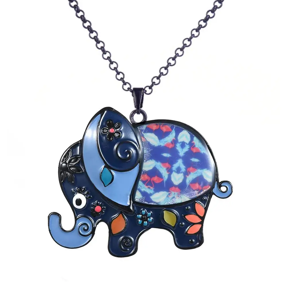 D & Rui ювелирное изделие мультяшный слон подвески для женщин и девочек милая