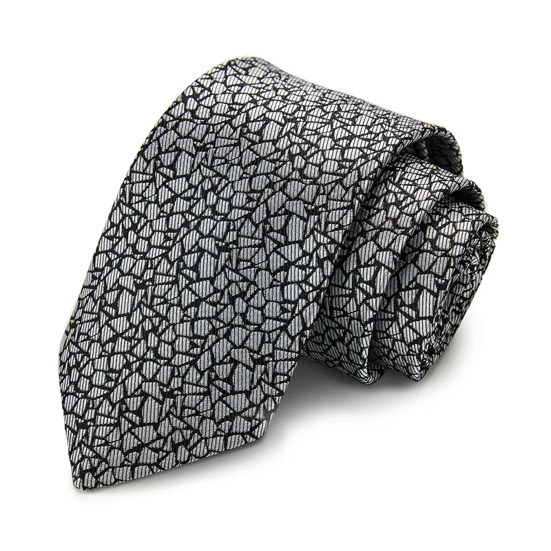  2019 mens tie set silk neckties Geometric ties for men tie handkerchief cufflinks gift box packing 