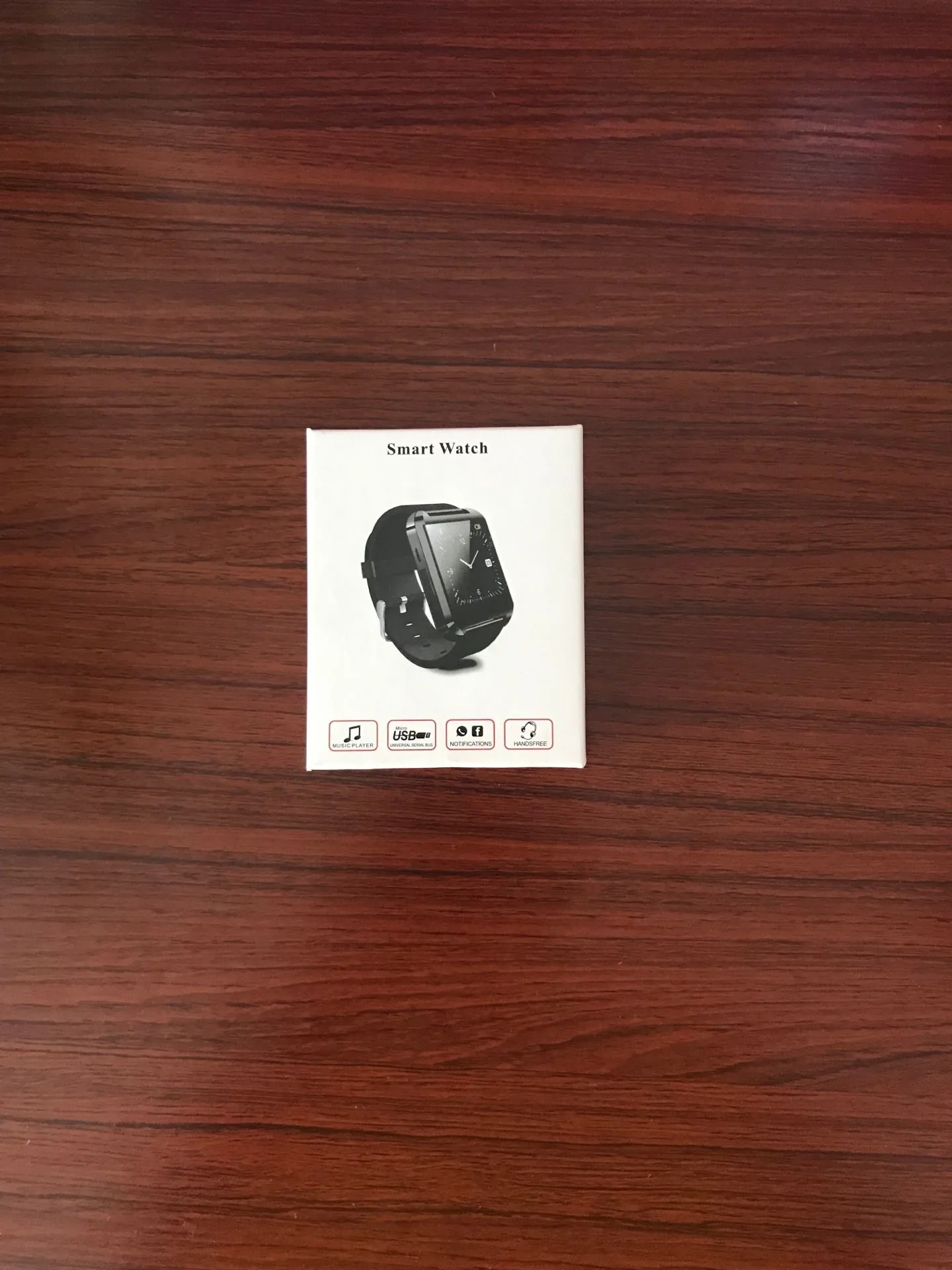 Новинка, стильные U8 Смарт-часы с Bluetooth для iPhone, IOS, Android, часы, часы для ношения, устройство, умные часы PK DZ09 Q18 - Цвет: Box without watch