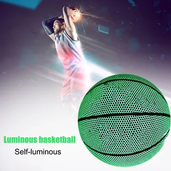 

Glowing Basketball Night Luminous Fluorescent Basketball for Training Match ENA88