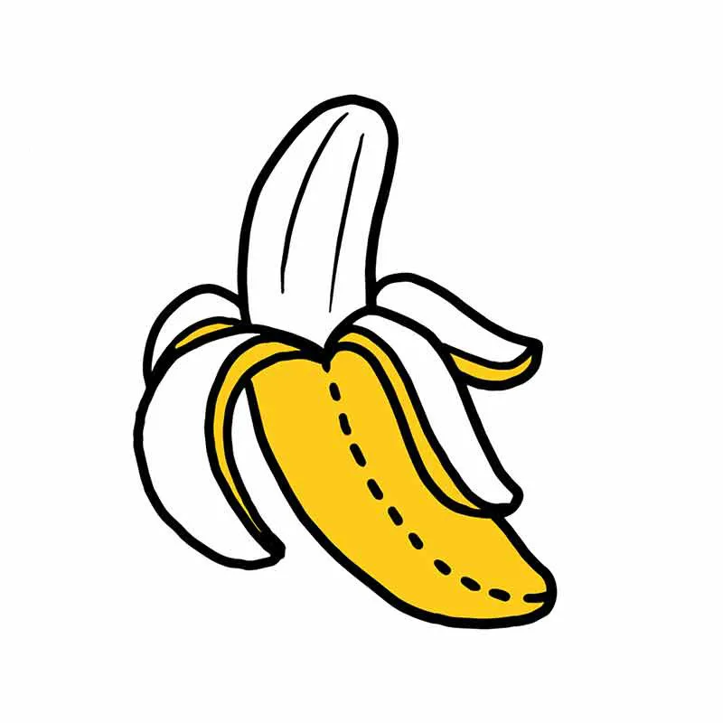 13cm x 10.3cm for Banana Emblem Funny Vinyl Sticker Window Car DIY Motorcycle Stickers Waterproof Decal | Автомобили и мотоциклы