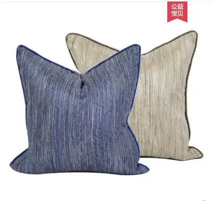 

New Chinese style living room cushion cover Simple and modern model room soft cover pillowcase