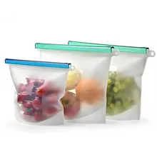 Герметичный силиконовый мешок для хранения многоразовая силиконовая пищевая пакеты для продуктов питания уплотнение Ziplock морозильник приготовления свежих мешков дропшиппинг