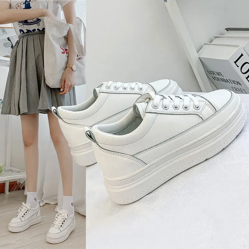 

New Espadrilles Fashion Lace-up Female Vulcanized Shoes Chunky Platform Flat Flat Sneakers Luxury Shoes Women Designers U21-34