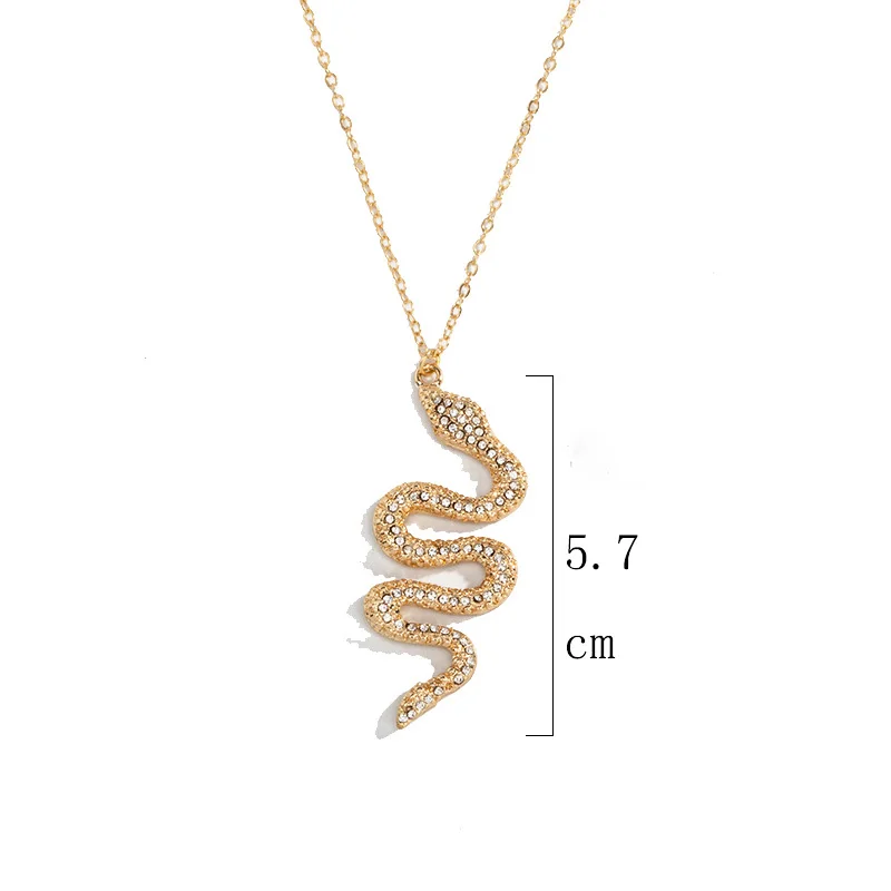 SOHOT Cute Animal India Alloy Snake Shape Pendant Women Jewelry Set Chic Gold Color Charming Birthday Jewelry Bijoux Gift