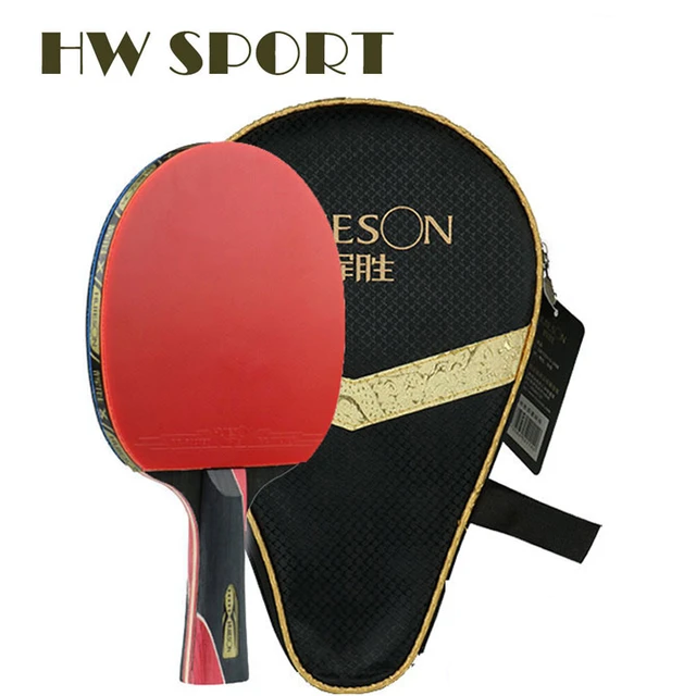 Huieson-Raquette de ping-pong 5 étoiles, raquette de tennis de table  professionnelle, raquette de batte