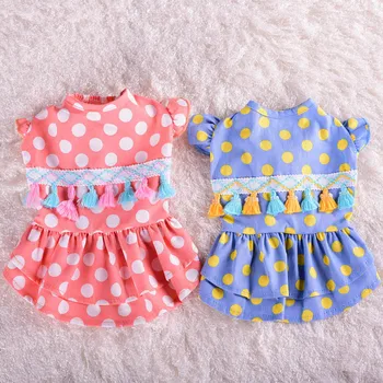 

Summer Pet Clothes Dog Dress For Dogs Chihuahua Summer Princess Dog Wedding Dresses York Clothes For Dogs Skirts Pet Cat Dress