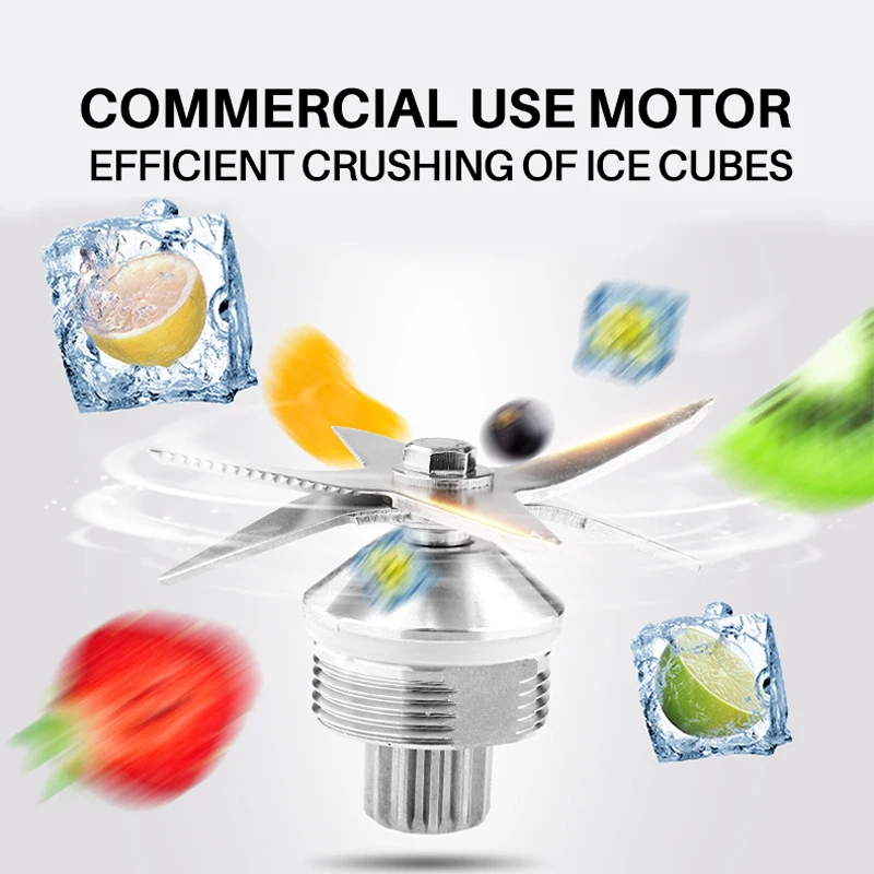 MIUI Blender Mixer Food Processor Professional for Home&Commercial Japan Blade Juicer Ice Smoothie Machine 2L Pioneer Version