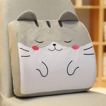 

Cartoon Cute cotton Plush Lumbar Cushion Pillow Office Car Backrest Pillow