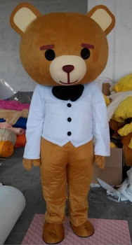 

Halloween Funny Brown Bear Mascot Costume Suit Adult Cosplay Party Outfits Clothing Advertising Carnival Easter Party Mascot