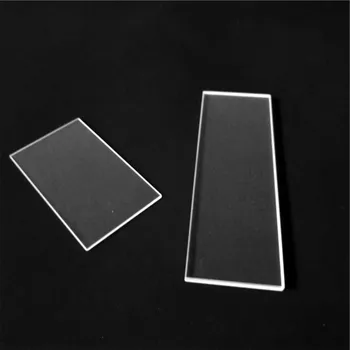 

High quality polishing clear quartz plate 240*240*1mm and 24*12*2mm