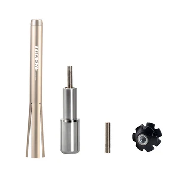 

TOOPRE 1 Set Bike Headset Remover Tool Bicycle Fork Installer Tool with Star Nuts Bicycle Repair Tool Set