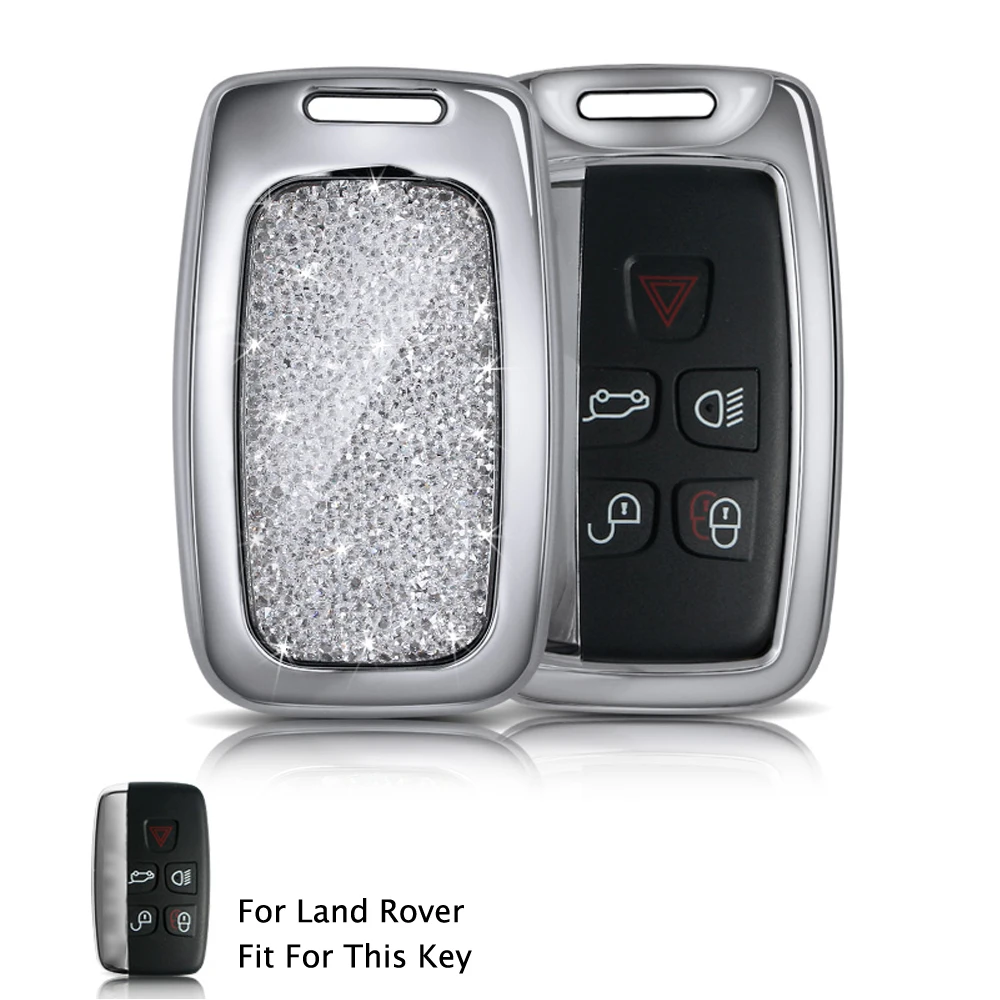 5 кнопки умный ключ чехол Fob крышка оболочка для Land Rover Jaguar XE XJ Xjl XF C-X16 V12 гитара F X Typ fob Автомобильная сигнализация с дистанционным управлением