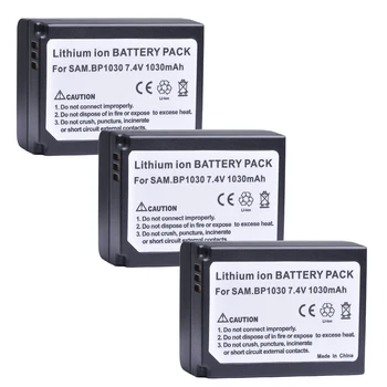 

BP-1030 BP1030 BP1130 BP-1130 ED-BP1030 Rechargeable Battery For Samsung NX200 NX210 NX1000 NX1100 NX2000 NX-300M L10 Camera