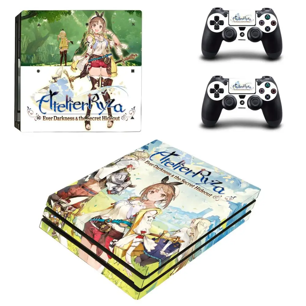 Ателье Ryza PS4 Pro наклейка s PS 4 Play station 4 Pro виниловые наклейки для playstation 4 Pro консоль и контроллер