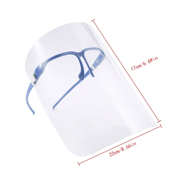 

Kitchen Anti-Oil Splash Clear Face Mask Shield Protector Cooking Gadget Tool