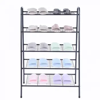 

Multiple Layers Shoe Rack Iron Pipe Shoes Shelf Easy Assembled Storage Organizer Stand Holder Shoe Rack Organizer firm