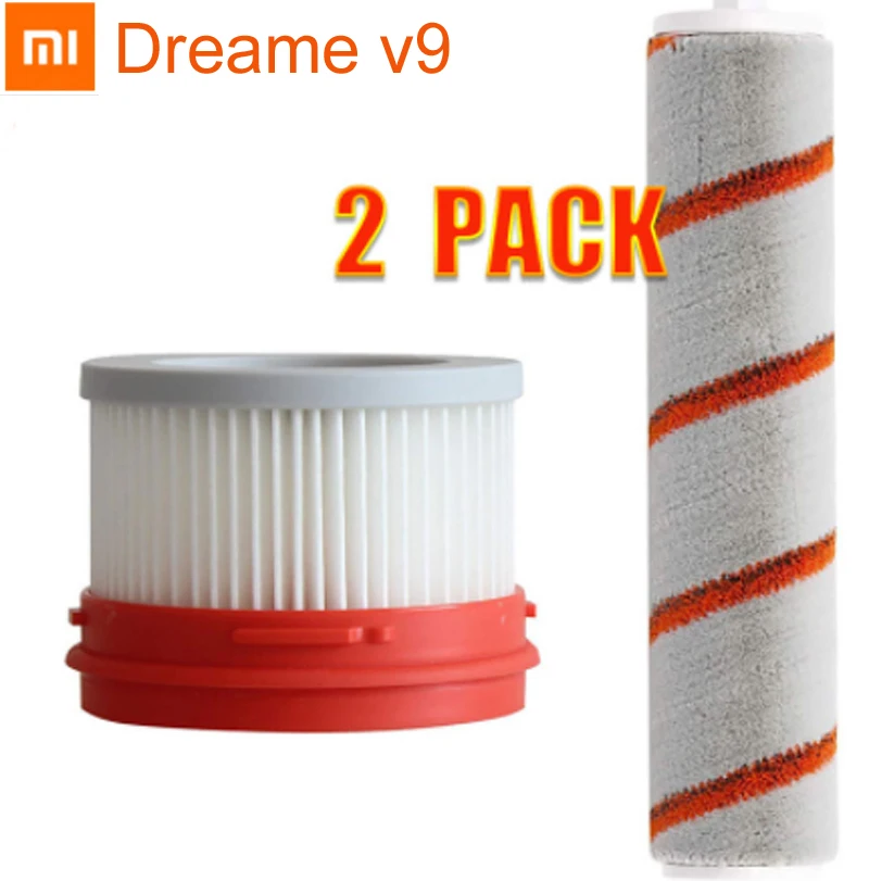 Cena Filtr HEPA z wałkiem dywanowym zestaw zapasowych akcesoria dla Xiaomi Dreame V9 gospodarstwa domowego bezprzewodowy odkurzacz ręczny akcesoria