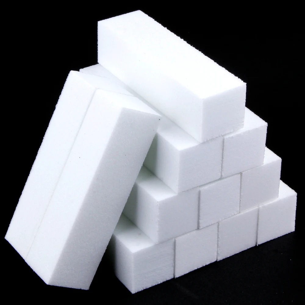 5/10Pcs 네일 버퍼 블록 4 웨이 전문 네일 파일 젤 천연 아크릴 스폰지 샌딩 폴리 셔 페디큐어 파일 매니큐어 도구