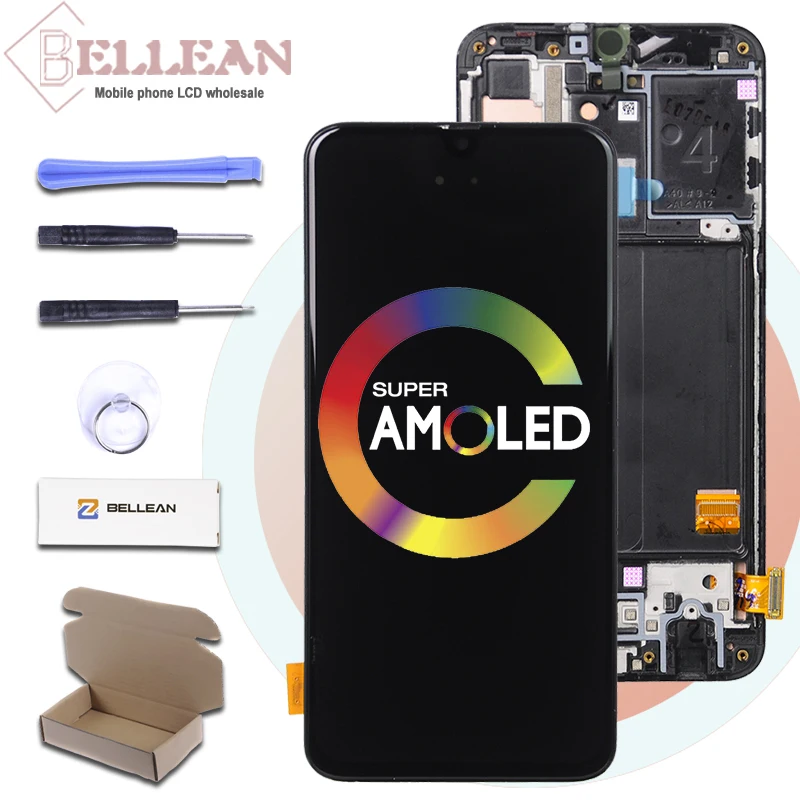 US $64.20 Catteny 59inch Discount A405 Display For Samsung Galaxy A40 LCD Touch Screen Digitzier Assembly Free Shipping With Frame