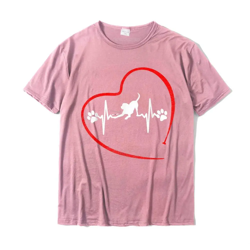 Graphic Youth T Shirt Crew Neck Short Sleeve 100% Cotton Customized Tops Tees Design Sweatshirts Drop Shipping Paw Print Labrador Heartbeat Veterinarian Vet Tech T-Shirt__MZ16391 pink