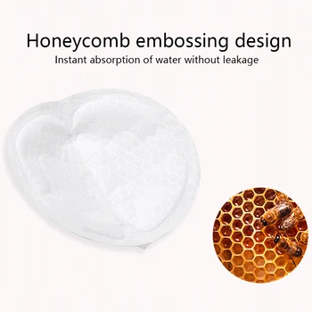 

100pcs Non-woven Fabric Disposable Leak-proof Non-washable Absorbent Anti-overflow Ultra-thin Soft Breathable Milk Breast Pad