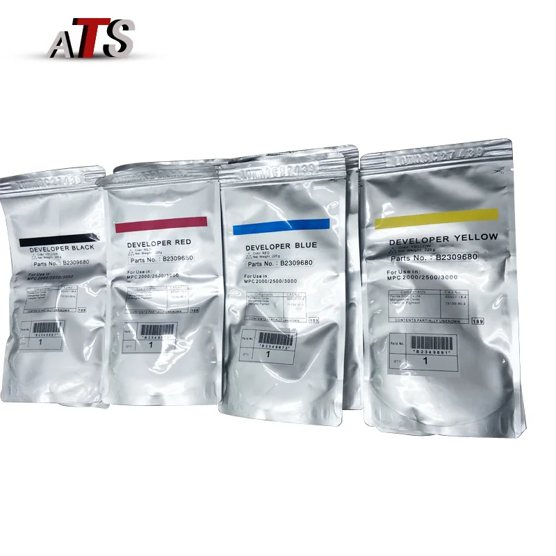 1 шт. CMYK порошок для цветопередачи 225 г для Ricoh B2309680 MPC 2000 2500 3000 совместимый MPC2000 MPC2500 MPC3000 запасные части для копировального аппарата