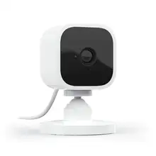 Caméra de sécurité intelligente et compacte d'intérieur, vidéo Hd 1080, Vision nocturne, détection de mouvement, Audio bidirectionnel, fonctionne avec Alexa