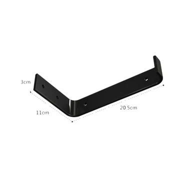 

Wall Mounted Bracket Woodworking Shelf Kitchen Living Room Cabinet Cupboard Storage Support Hook Holder