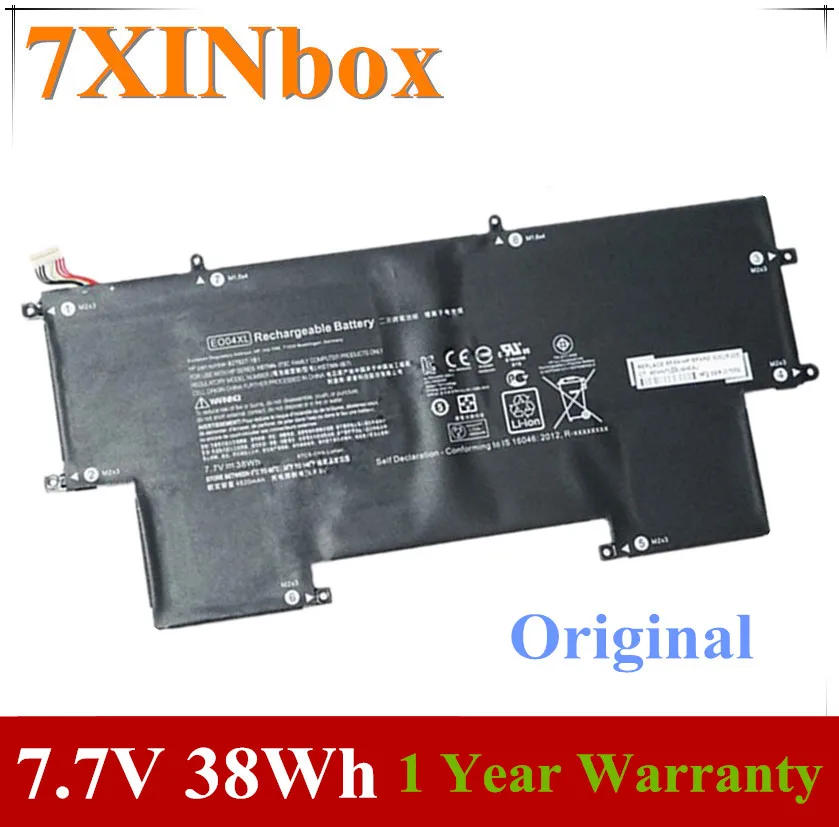 7XINbox 7,7 В 38wh E004XL ноутбук Батарея для hp EliteBook Фолио G1 EO04XL 827927-1B1 827927-1C1 828226-005 HSTNN-I73C