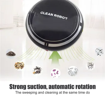 

Mini Vacuum Cleaning Robot With 150ml Dust Box Household Floor Carpets Auto Dust Cleaner Rechargeable Vacuum Clean Robot