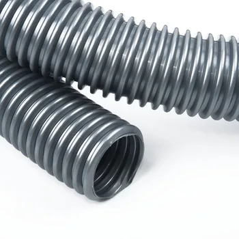 

32mm Flexible Suction Hose Pipe For Industrial Central Vacuum Cleaner Black 1 Pc