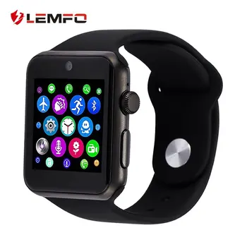 

Bluetooth Smart Watch 2.5D ARC HD Screen Support SIM Card Wearable Devices SmartWatch Magic Knob For IOS Android Phone