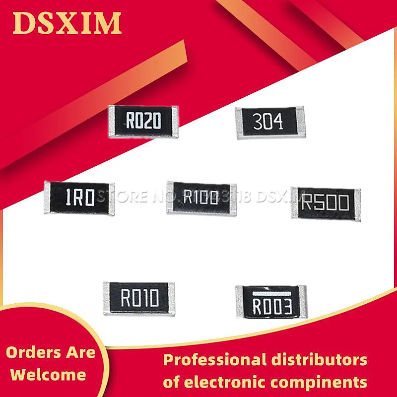 Резистор из сплава 50 шт./лот 2512 SMD резистор R001 R002 R005 R008 R010 R015 R020 R025 R050 R100 |