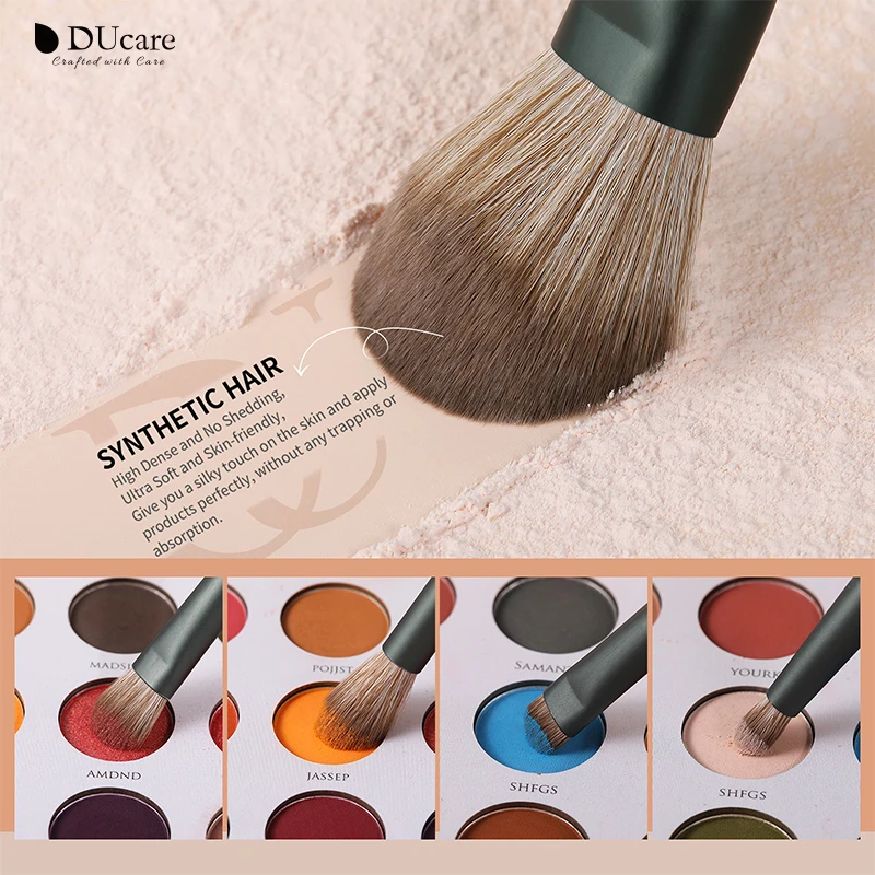 Esponja de Maquiagem de Alta Conjunto de Escova de Maquiagem Pacote de Presente Pincéis de Maquiagem com 3 Ducare Qualidade Macio Sintético Hairbest 14 Pçs 4 Cheap Aplicador de sombra